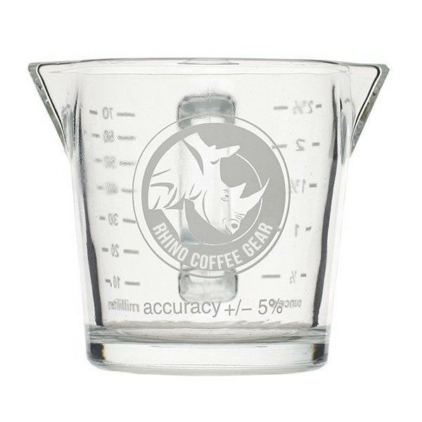 【販売終了】【Rhinowares】ロゴ 取っ手付き3oz. グラス ショットピッチャー 目盛り付き BB-019 1個