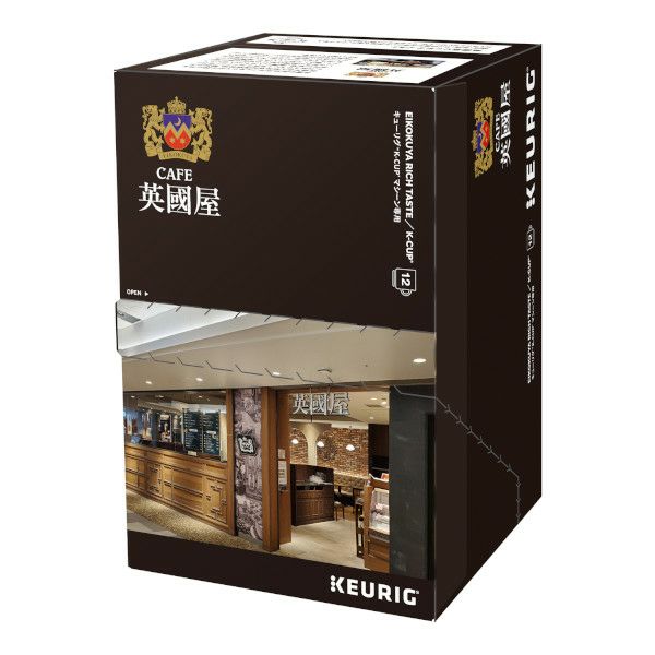 【キューリグ カプセル】英國屋 リッチテイスト（Kカップ）9g×12個入り