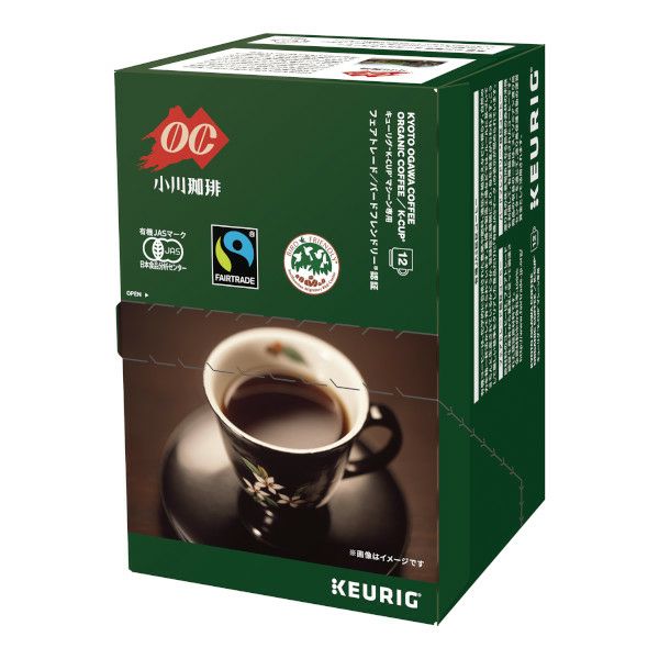 【キューリグ カプセル】京都 小川珈琲 オーガニックコーヒー（Kカップ）9g×12個入り