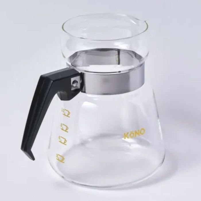 【kono/コーノ】グラスポット10人用 ブラック（フタなし） MD-12