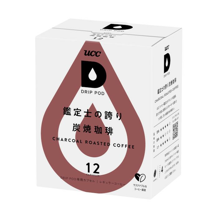 【UCC/DRIPPOD】鑑定士の誇り 炭焼珈琲 7g×12個入り