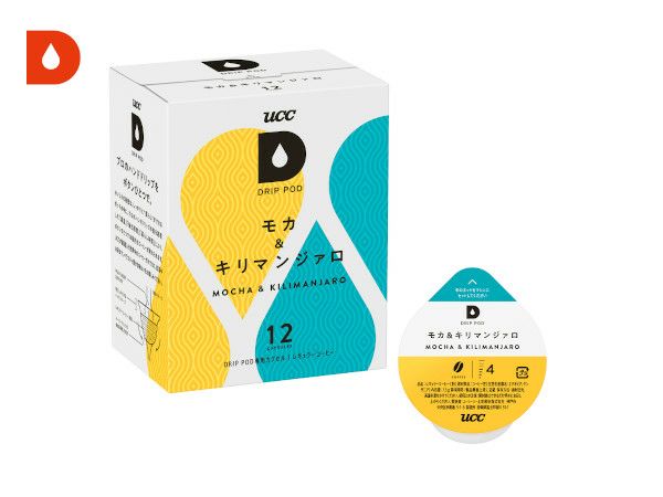 【UCC/DRIPPOD】モカ＆キリマンジァロ 7.5g×12個入り