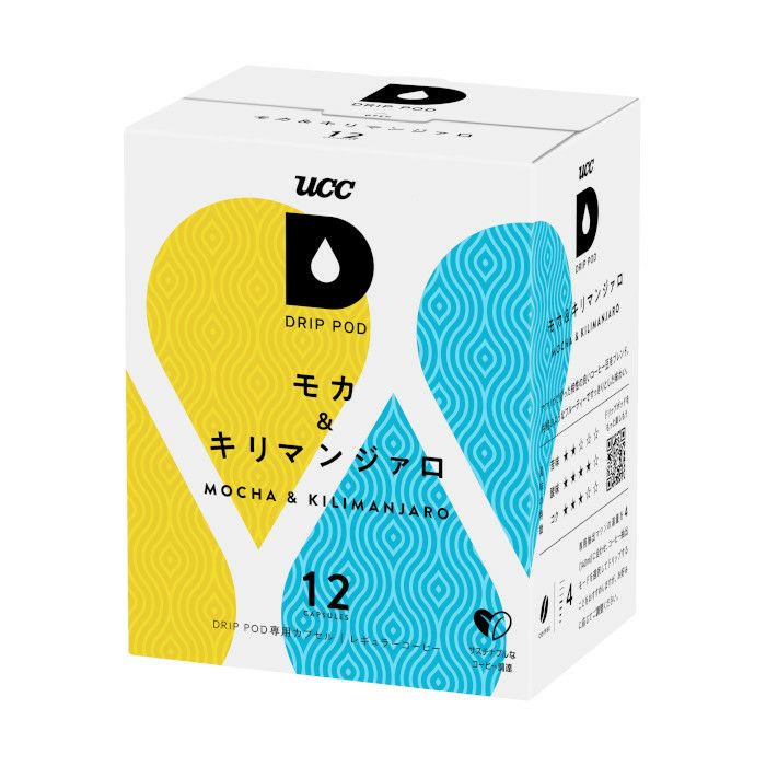 【UCC/DRIPPOD】モカ＆キリマンジァロ 7.5g×12個入り