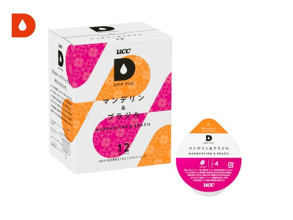 【UCC/DRIPPOD】マンデリン＆ブラジル 7.5g×12個入り