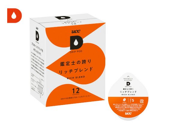 【UCC/DRIPPOD】鑑定士の誇りリッチブレンド 7.5g×12個入り