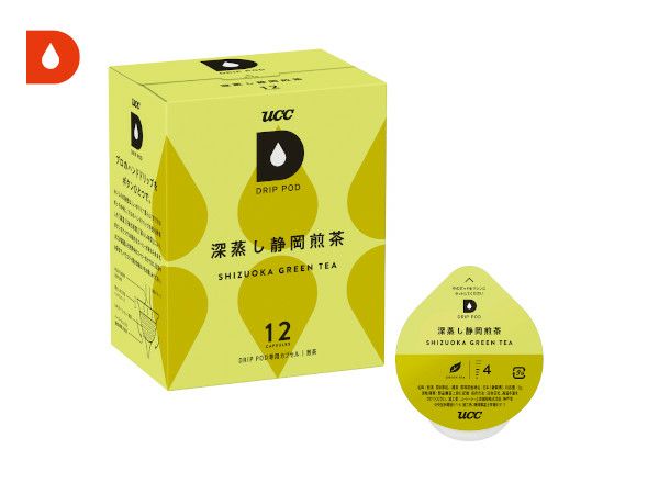【UCC/DRIPPOD】深蒸し静岡煎茶 3g×12個入り