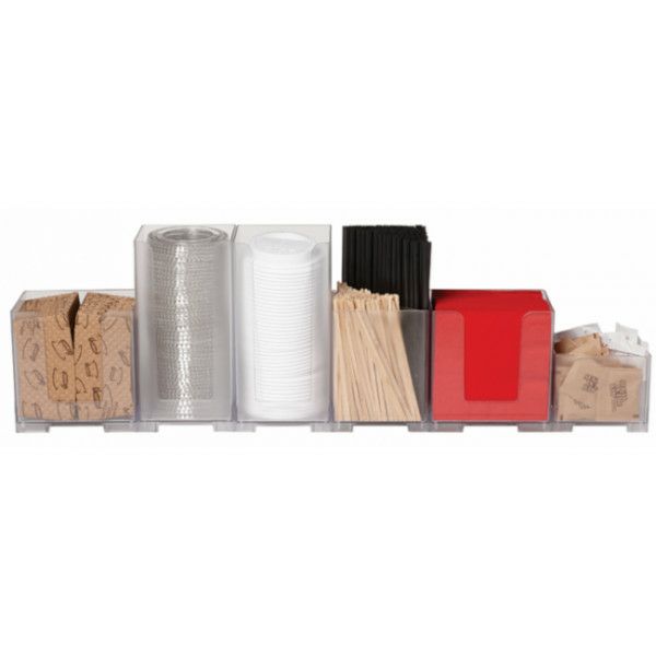 【販売終了】Snap Bin コンディメントバー キット　白（半透明） 82325