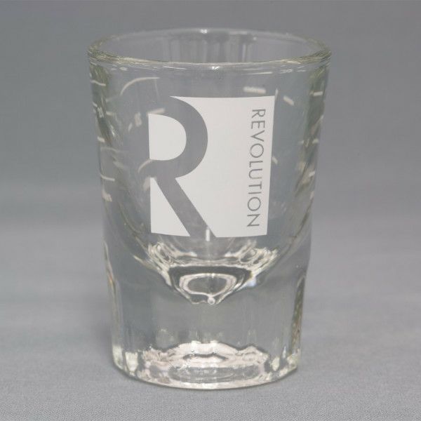【販売終了】Revolution ロゴ　2oz ショットグラス RV-02169