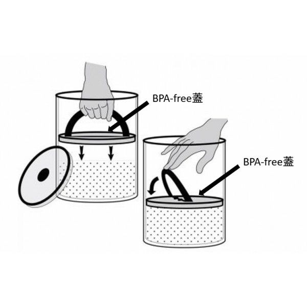 【販売終了】4in Airscape Ceramic Slate　セラミック製　グレー AC1404