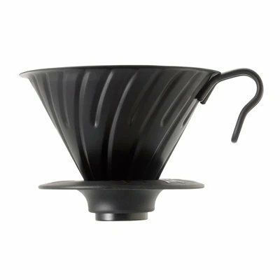 【HARIO】 V60 メタルドリッパー　マットブラック　1～4杯用 VDMR-02-MB
