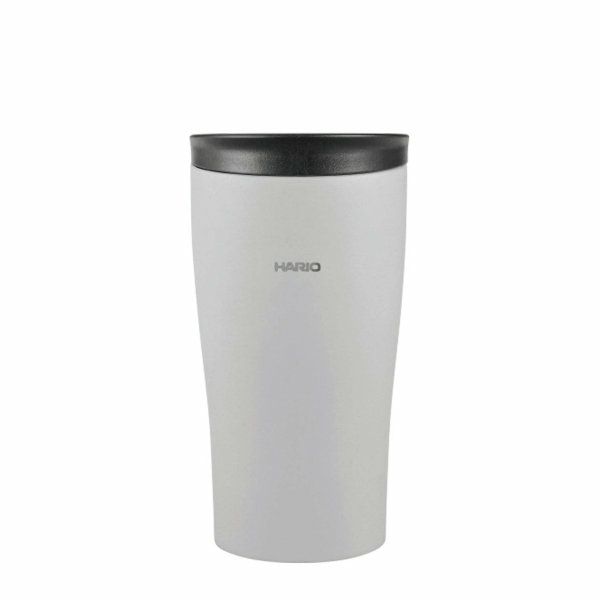 【HARIO】 フタ付き保温タンブラー300　グレー STF-300-GR