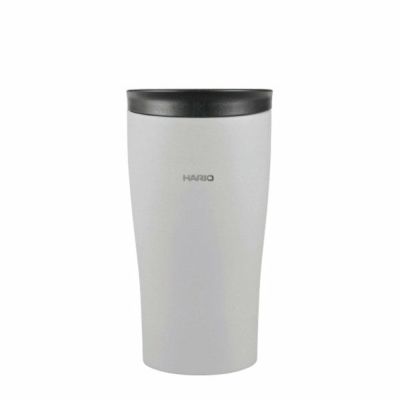 【HARIO】 フタ付き保温タンブラー300　グレー STF-300-GR