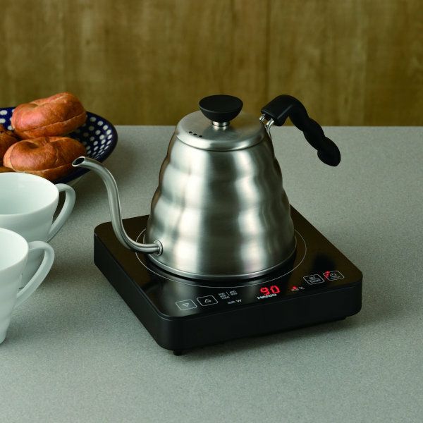 【販売終了】【HARIO】 ドリップケトル用温度調節IHヒーター　ブラック EDI-1-B