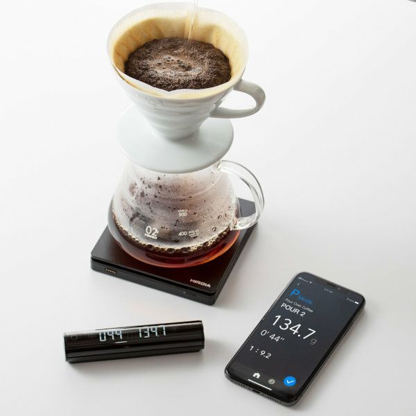 【販売終了】【HARIO】 コーヒースケール SmartQ JIMMY　ブラック EQJ-2000-B