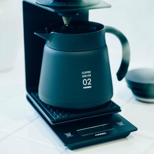 【販売終了】【HARIO】 V60 保温ステンレスサーバー600　ブラック VHS-60B