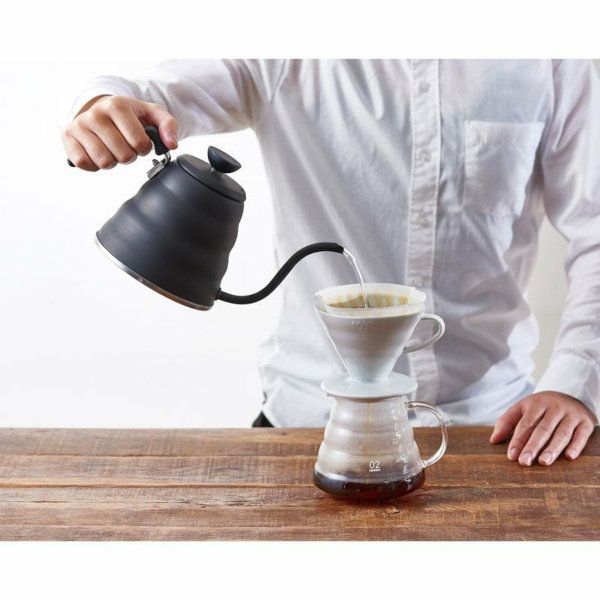 【販売終了】【HARIO】 V60 ドリップケトル・ヴォーノ　マットブラック VKB-120-MB