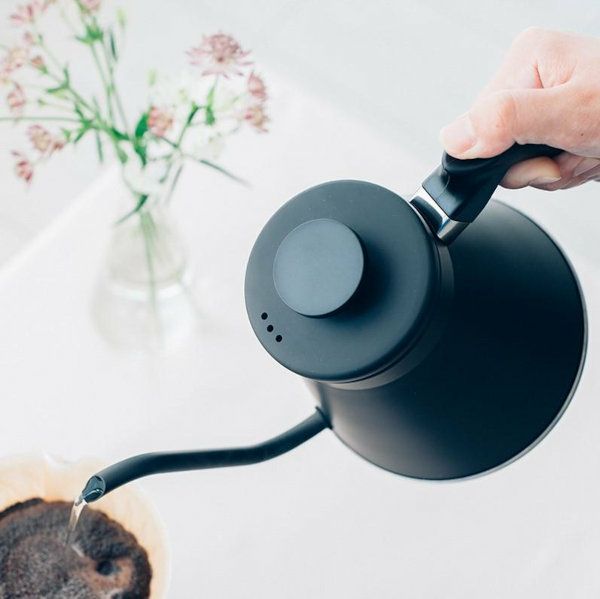 【HARIO】 V60 ドリップケトル・フィット　マットブラック VKF-120-MB