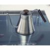 【HARIO】 V60 ドリップケトル・ウッド　ヘアラインシルバー VKW-120-HSV