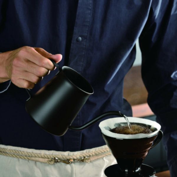 【販売終了】【HARIO】 ミニドリップケトル・粕谷モデル　マットブラック　実用容量500ml KDK-500-MB