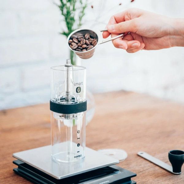 【HARIO】 コーヒーミル・スマートG　透明 MSG-2-T