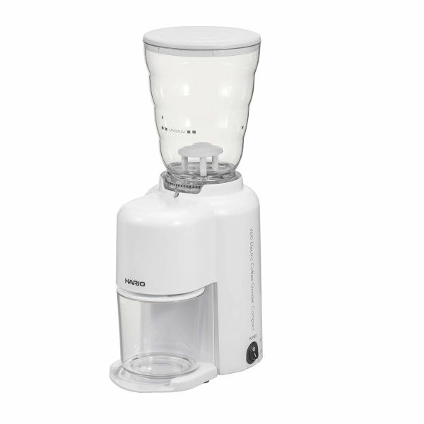 【販売終了】【HARIO】 V60 電動コーヒーグラインダーコンパクト　ホワイト EVC-8W