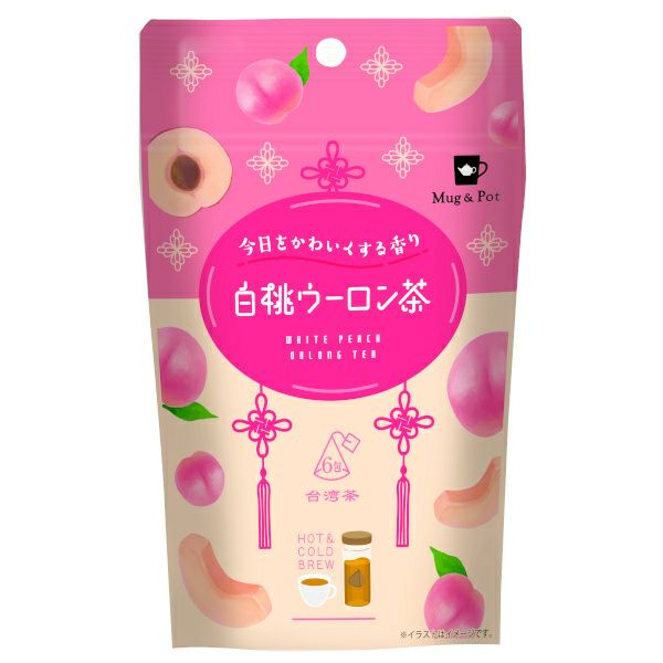 【Tokyo Tea Trading】 Mug&Pot 白桃ウーロン茶 648