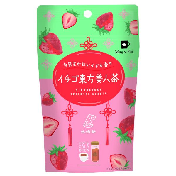 【Tokyo Tea Trading】 Mug&Pot イチゴ東方美人茶 649