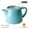 【FORLIFE】 スタンプ ティーポット　ターコイズ 309-Trq