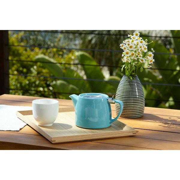 【FORLIFE】 スタンプ ティーポット　ターコイズ 309-Trq