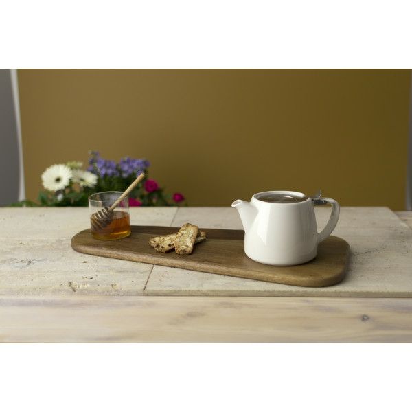 【FORLIFE】 スタンプ ティーポット　ホワイト 309-Wht