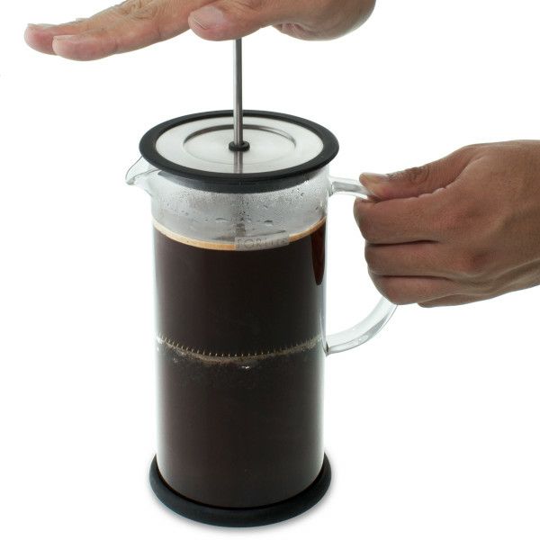 【販売終了】【FORLIFE】 カフェ スタイル ガラス コーヒー/ティー プレス 946ml 828-SLS