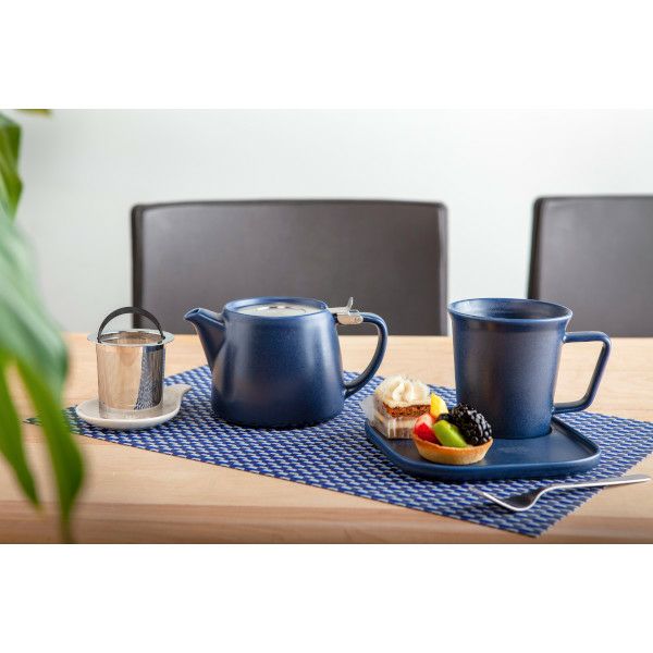 【販売終了】【FORLIFE】 アーティザン スタンプ ティーポット　インディゴ 909-Ｉｎｄ