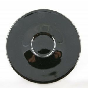 【販売終了】【クレマウェア】Cremaware 6-20oz.カップ用 ソーサー 黒