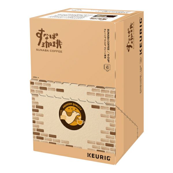 【キューリグ カプセル】すなば珈琲 プレミアムコーヒー（Kカップ）8g×12個入り