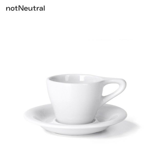 【notNeutral】 nN LN Espresso Cup & Saucer 3oz White 89208851