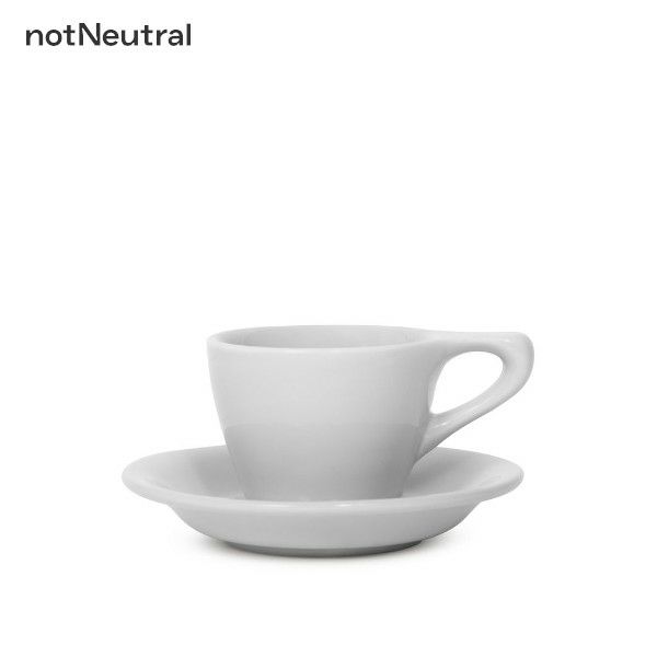 【notNeutral】 nN LN Espresso Cup & Saucer 3oz Light Gray 89208870