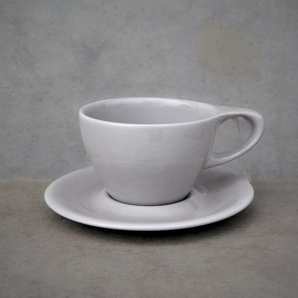 【notNeutral】 nN LN Latte Cup & Saucer 8oz Light Gray 89208874