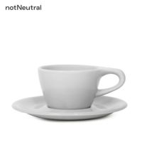 【notNeutral】 nN LN Cappuccino Cup & Saucer 6oz Light Gray 89208872