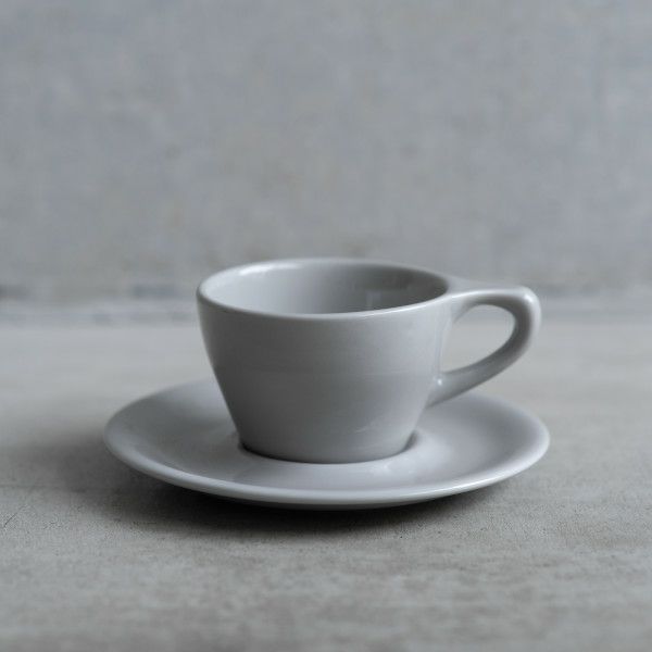 【notNeutral】 nN LN Cappuccino Cup & Saucer 6oz Light Gray 89208872