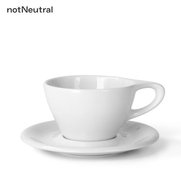 【notNeutral】 nN LN Latte Cup & Saucer 8oz White 89208853