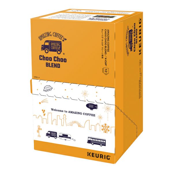 【キューリグ カプセル】AMAZING COFFEE ChooChoo BLEND（Kカップ）12個入り