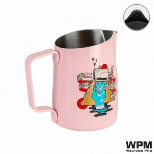 【次回入荷予定未定】【WPM】ミルクピッチャー ラウンドスパウト 450cc ピオニーピンク HC7106PL-SP