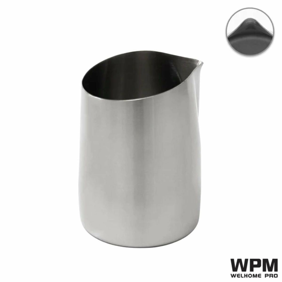 【WPM】ミルクピッチャー ハンドルフリー シャープスパウト HC7107ST-1