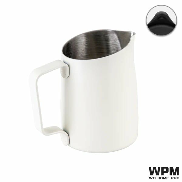 【WPM】ミルクピッチャー ラウンドスパウト  450cc マットホワイト HC7106MW