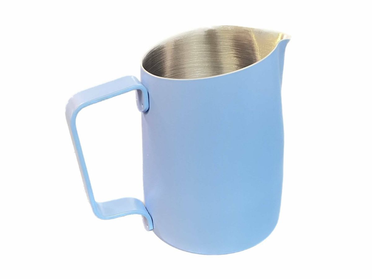 【WPM】ミルクピッチャー ラウンドワイドスパウト  450cc スカイブルー