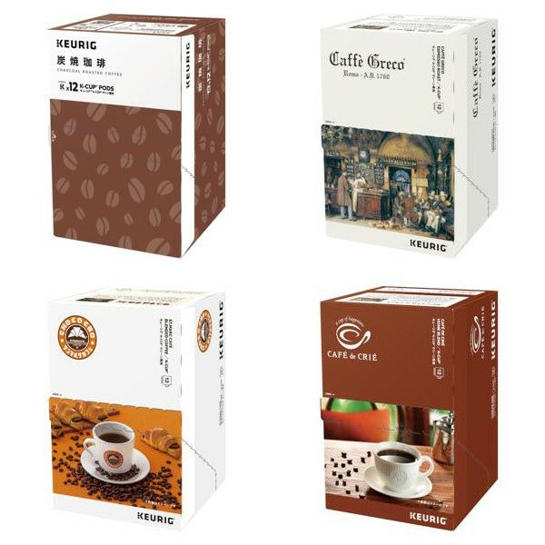 【キューリグ カプセル】Kカップ 4箱セット（苦味が特徴 ストロングセット）【カプセル式コーヒーメーカー】