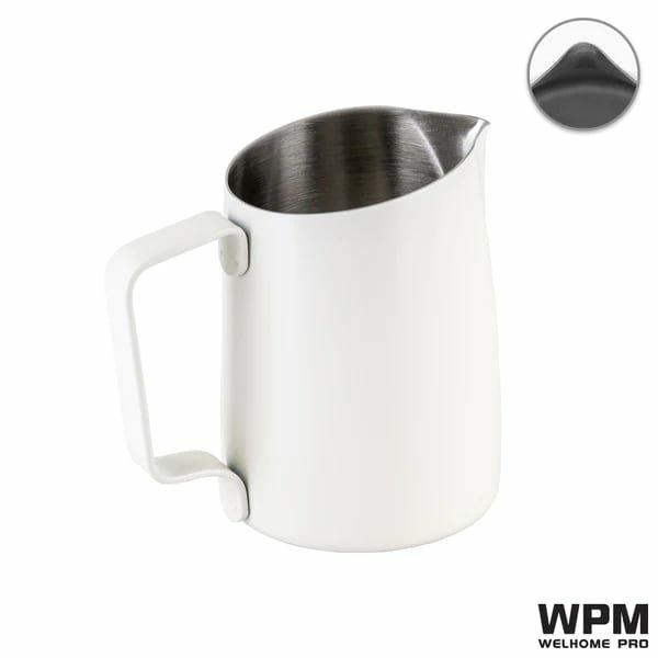 【次回入荷8月中旬以降予定】【WPM】ミルクピッチャー シャープスパウト  450cc マットホワイト HC7107MW