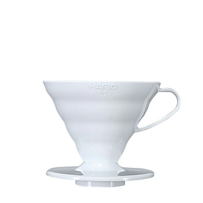 【hario/ハリオ】V60 透過ドリッパー02 ホワイト VDR-02-W