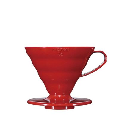 【hario/ハリオ】V60 透過ドリッパー02 レッド VDR-02-R