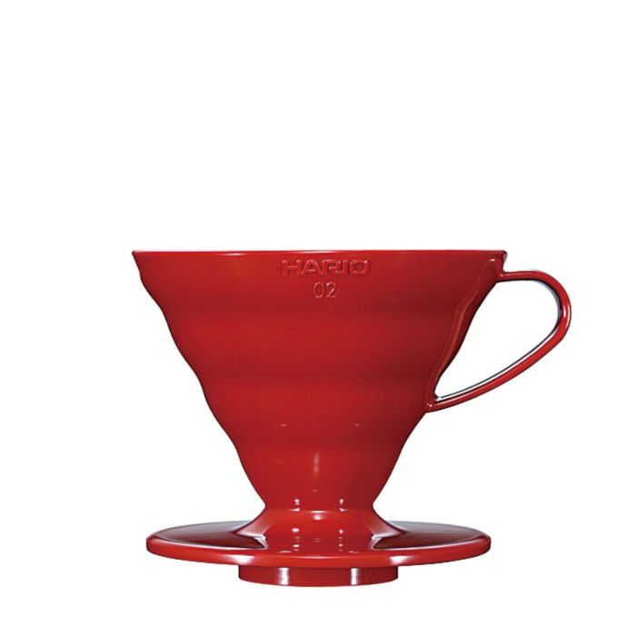 【hario/ハリオ】V60 透過ドリッパー02 レッド VDR-02-R